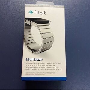 Fit Bit Blaze Accessory Stainless Steel Band NIB
